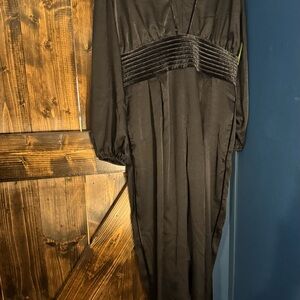 Chic Black Long Sleeve Jumpsuit